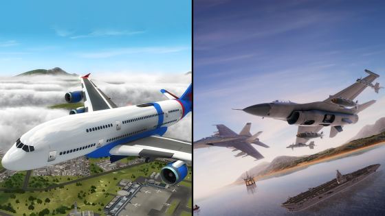 Airplane Flight Simulator : EVO & Airplane Flight Simulator : Combat Zone Bundle