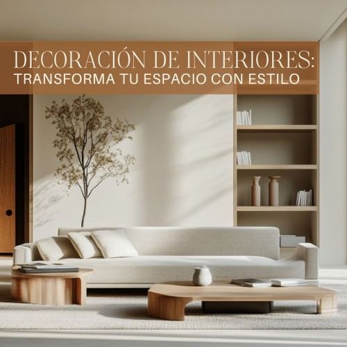 Decoración de interiores: Transforma tu espacio con estilo