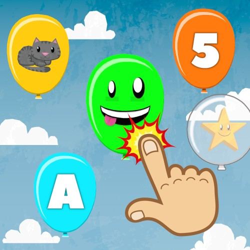 Explotar Globos para niños pequeños - Aprende letras, números, colores y animales