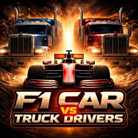 F1 Car VS Truck Drivers