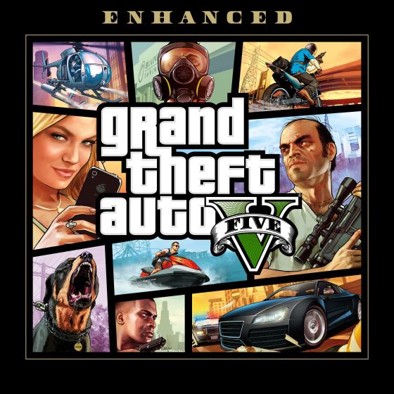 Grand Theft Auto V Enhanced (PC) y tarjeta Gran tiburón blanco