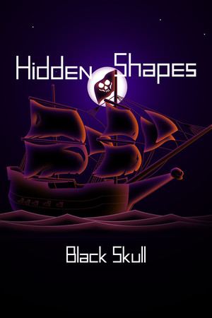 Hidden Shapes Black Skull - Jigsaw Puzzle Game