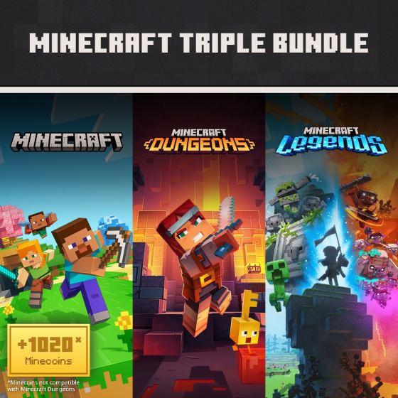 Lote triple de Minecraft for PC
