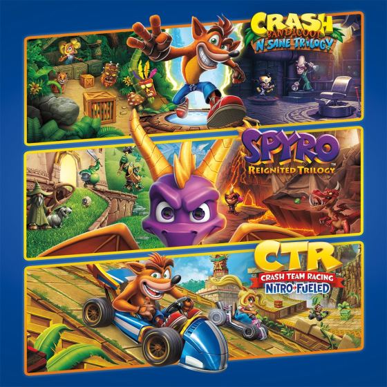 Lote Triple juego Crash™ + Spyro™