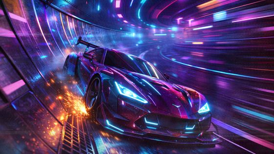 ​​Neon Drifter - Cyber Racing