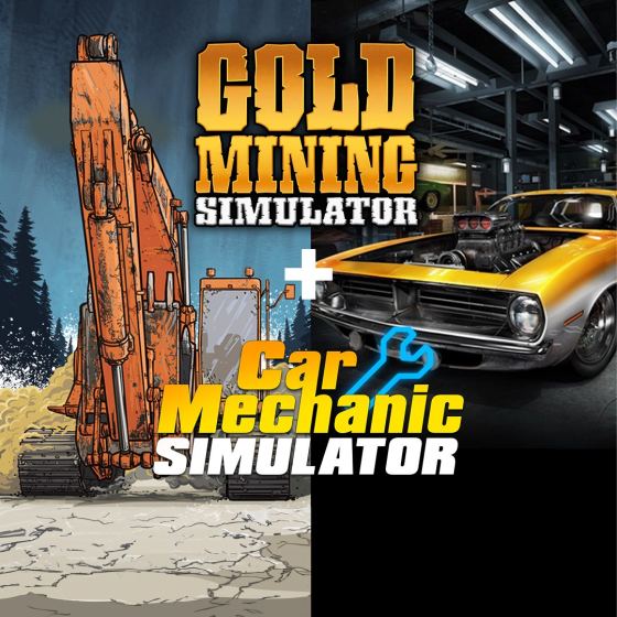 Pack de Simuladores: Car Mechanic Simulator y La fiebre del oro [Gold Mining Simulator] (PAQUETE DOBLE)