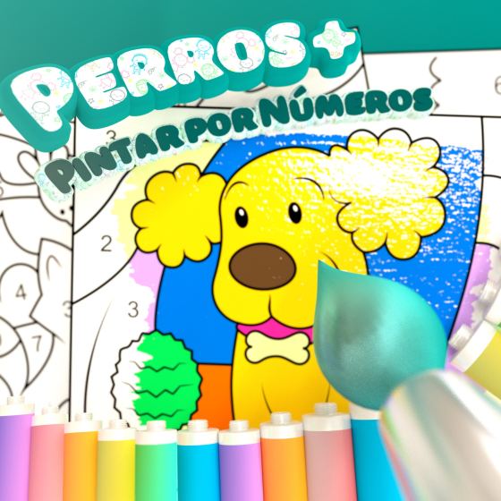 Pintar por Números - Perros +