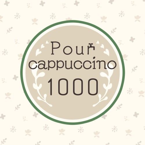 Pour cappuccino 1000