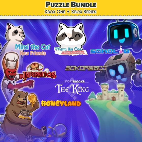 Puzzle Bundle Xbox - Mimi 1 and 2, Story Blocks and Sokoban games