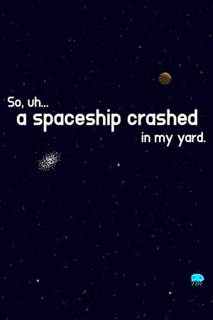 So, uh... a spaceship crashed in my yard.